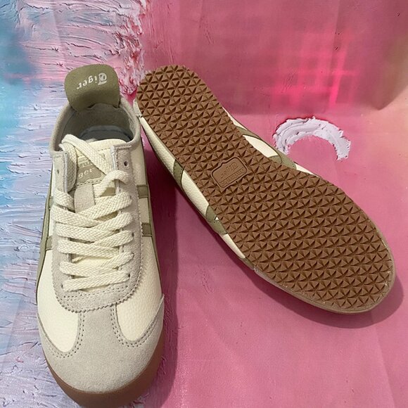 Onitsuka Tiger MEXICO 66 Light Brown Men's Sneakers - Picture 3 of 9